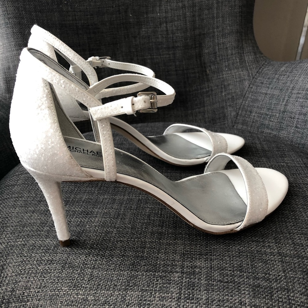Michael Michael Kors Simone Glitter Dress Sandals